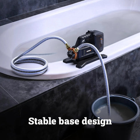 Beast 20V Water Transfer Pump With PowerShare Battery System Delivers 5.75 GPM for bathtub drainage without battery or charger