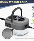 Handheld Steam Cleaner With Fast 15 Second Heat Up, 2500W High Temp Steam Up To 221F, 3 Bar Pressure, compact design with 1.2L tank.