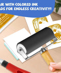 2x2 Inch Rubber Carving Blocks Stamp Making Kit For Beginners With Ink Pads Carving Knife And Wooden Roller DIY Linoleum Block Printmaking Set