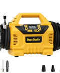 Cordless Tire Inflator Deflator With 160 PSI High Pressure Digital Gauge Auto Shut Off LED Light Compatible With DeWalt 20V