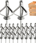 Close-up of Heavy Duty Aluminum Blind Rivet Kit with Assorted Universal Rivets and Stainless Mandrel for DIY Projects