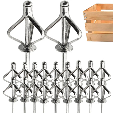 Close-up of Heavy Duty Aluminum Blind Rivet Kit with Assorted Universal Rivets and Stainless Mandrel for DIY Projects