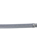 Fifteen Foot Universal Ice Maker Water Supply Hose, Flexible Braided Stainless Steel Line, 1/4 Inch Compression Fittings