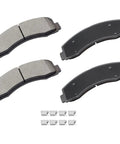 Front Ceramic Brake Pads Kit D1414 For Ford Expedition 2010 2019 Ford F150 2010 2019 Lincoln Navigator 2010 2018 4 piece set