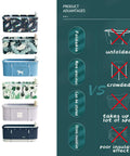 Portable Foldable Bathtub Kit For Adults Easy Setup Soaking Bath Tub Space Saving Standing Spa Tub For Home Use Go To Hot Baths Or Ice Baths Sesh Large 47.2 By 19.7 By 21.7 Inch Size on display with various designs and foldable feature chart.