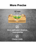 Scope Leveling Kit With High Precision Bubble Leveling System and Magnetic Universal Mount gold finish, 10mm precise bubble.