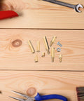 Copper Alloy Standoffs And M3 Screw Kit With Nuts In Compact Storage Box For DIY Electronics Projects And Circuit Boards