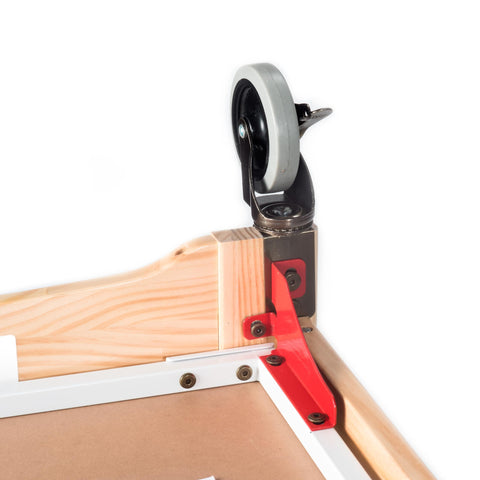 Evacuation Hardware Kit For Serenity Cribs Convert To Evacuation Crib With Metal 3 Point Gusset Plate Design