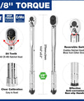 Heavy Hitter Adjustable Torque Wrench Set Featuring Three Square Drive Heads For Quick Shop Fixes And Weekend Garage Builds With Smooth Ratcheting Action And Dead On Calibration 3/8 inch ratchet torque wrench with clear calibration.