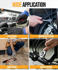 Professional Grade Mini Socket Set Featuring Quick Grip Ratchet And Extension Bar for auto, motorcycle, home, and bicycle repairs.