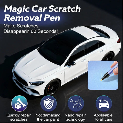 Car Scratch Repair Pen All Colors Universal Quick Fix For Scratches Swirl Marks And Scuffs Easy DIY Paint Restoration Kit