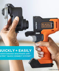 Matrix Oscillating Tool Attachment With Tool Free Blade Release No Hex Key Needed And Quick Lever For No Hassle Accessory Swaps