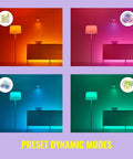 Smart Candle Bulb 40W Equivalent, E12 Base, Full Color, Dimmable, Indoor WiFi Connected, Voice or App Control, Motion Activated SpaceSense, Matter Compatible, 1 Pack, Easy Setup, Lit Color Options in preset modes