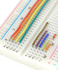 Solderless Breadboard Jumper Wires Kit For Electronics Prototyping With 400 And 830 Tie Point Boards, 14 Values, 24AWG U-Shape Male To Male Wires