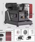 Kickass Mini Belt Sander And Electric Grinder Featuring Rock Solid 180 Watt Motor Plus Variable Speed Control for metal grinding tools