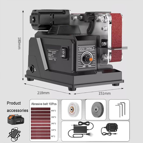 Kickass Mini Belt Sander And Electric Grinder Featuring Rock Solid 180 Watt Motor Plus Variable Speed Control for metal grinding tools