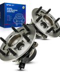 Beefy Wheel Bearing And Hub Assembly Pair For 2004-2008 Chevy Colorado And GMC Canyon RWD Direct-Fit With ABS, 2006 Isuzu I-280, 2007-2008 Isuzu I-290 And I-370 RWD, Plug And Play, 515104/515105 Compatible.
