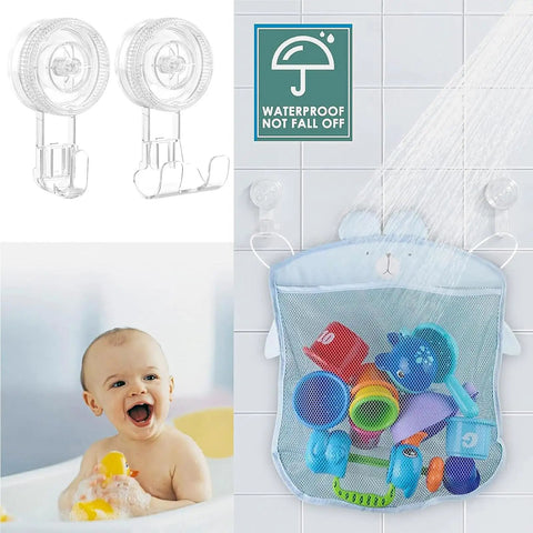 Budget Friendly Vacuum Suction Cup Hooks Set Four Piece Reusable Waterproof Shower Hangers For Bathroom Kitchen Office Storage And Organization Razor Holder Wreath Hook And More
