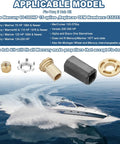Flo Torq II Hub Kit For Mercury Outboard Engines and Mercruiser Alpha Bravo One Drives shown with boat and components.