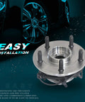 Front Wheel Hub And Bearing Assembly 513234 Two Pack For Jeep Commander 2006 To 2010 And Grand Cherokee 2005 To 2010 With ABS 5 Lug 2 Piece Replacement Hub Bearing Set Just Drop In