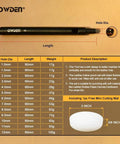 Ultra Slim Leather Hole Punch Kit For Belts And Watch Straps 13 Piece Set From 1mm To 12mm Precise Punch Sizes Durable Steel Construction Includes Free Three Inch Nylon Mat specifications chart and tool