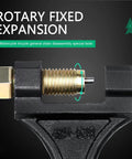 Pro Grade Motorcycle Chain Breaker Tool For 420 428 520 525 528 And 530 Roller Chains, close-up of rotary fixed expansion mechanism
