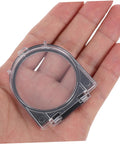 Hand holding a Transparent Button Cover Protector For Computer Power Button Prevents Accidental Shutdowns Easy Install