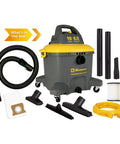 Contractor Series Pro Wet Dry Vac For Heavy Duty Jobsite Cleanup Sixteen Gallon Workhorse Six Point Five Peak HP Shop Vacuum parts