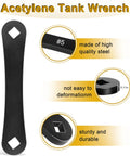 Image of Built Like A Tank Heavy Duty Acetylene Tank Wrench For B And MC Valves With Secure Grip Industrial Grade Valve Control Tool