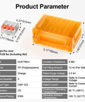 Two Pack Underground Ready Waterproof Gel Boxes with PCT 413 and connector size chart