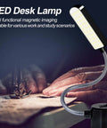 Two Pack Magnetic LED Work Light With Flexible Gooseneck 6W 30 LEDs Versatile Bench Lamp for Sewing Machine in use