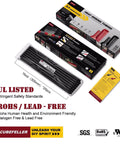 Three To One Ratio Heat Shrink Tubing Black Three Eighths Inch Nine Point Five Millimeter Dual Wall Adhesive Lined Marine Grade Waterproof Oil Proof Wear Resistant Insulation Sealing Twenty Feet ET2095B packaging and product display