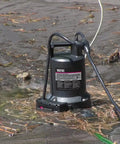 Reinforced Thermoplastic Pool Cover Pump With One Quarter HP Motor, Auto On Off, iSwitch Sensor, Up To 3,000 GPH on pool cover
