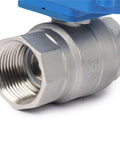 1 Inch Motorized Ball Valve With 110 VAC Plug, NSF Certified 304 Stainless Steel, Auto Return, Normally Closed, NPT Thread