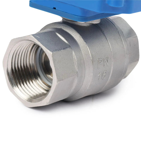 1 Inch Motorized Ball Valve With 110 VAC Plug, NSF Certified 304 Stainless Steel, Auto Return, Normally Closed, NPT Thread