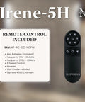 Remote control for 52 Inch Damp Rated Flush Mount Ceiling Fan With Super Quiet DC Motor And Dual Remote Wall Controls.