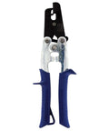 Rail And Picket Vinyl Notcher One Quarter Inch Fence Tool with blue handles for Quick DIY Fence Building