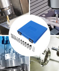 All Purpose Rugged 13 Pc Hss Annular Cutter Set 1 Inch Cut Depth Mag Drill Bits Kit shown with blue case and cutting tools.