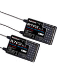 R7FG 7 Channel Gyro Receiver 2.4GHz Telemetry Long Range For RC Cars And Boats With FHSS 67-Channel Hopping And Built-In Gyro
