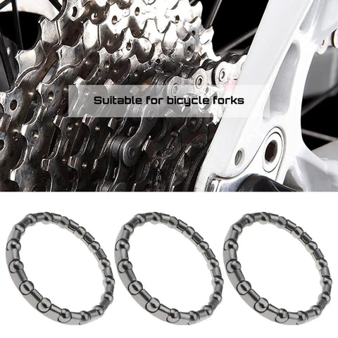 Ten Pack Bicycle Ball Bearings One And One Eighth Inch Headset Bearing With Sixteen Balls for bike crank replacement
