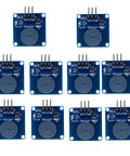 10 Piece TTP223B Capacitive Touch Switch Modules With Momentary Digital Touch Sensor DC 2 To 5.5V Easy Install With M2 Screw Holes
