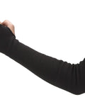 Shop Tough Hard Rock Arm Sleeves, Heat And Cut Resistant For Grease Monkeys And Welders, Oil Repellent stretch sleeve on arm