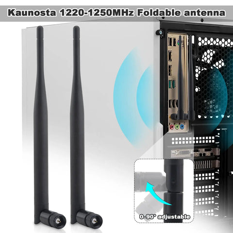 Omni Directional 1.2GHz SMA Male Antenna 3 Dbi High Gain Portable Antenna For FPV Drones RV WiFi Hotspots Security Cameras