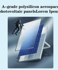 JUDYSSY Solar Light40W 60W 100W 200W, Solar Flood Light 108-369, A-grade polysilicon solar panels with astronaut.
