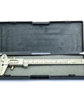 Handy Dual Metric And Imperial Vernier Caliper Stainless Steel Measuring Tool 0 To 125 Millimeters And 0 To 5 Inches in case