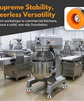 Bulletproof Heavy Duty Adjustable Leveling Feet For Machinery And Cabinets M10 Thread 1100 Lb Capacity Four Pack on large mixer ensuring stability.