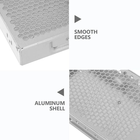 Heavy Duty Switching Power Supply In Aluminum Enclosure, Easy Install, High Efficiency Converter Box For DIY Industrial Projects, Durable Metal Housing, Compact Mounting Case For Reliable Industrial Power, aluminum shell with hex vent holes