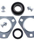 Bearing And Flangette Replacement Kit For Troy Bilt Tomahawk Chippers With Fasteners Includes 1762621 97130 97132 9077 And 97132MA