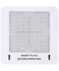 2 Pack Ceramic Ozone Plates For 4.5 Inch By 4.5 Inch Air Purifiers Replacement Parts, featuring grid and installation arrows