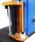Kickass Heavy Duty Automatic Pallet Stretch Wrap Machine Slick 165Cm Turntable showing motor and rollers for efficient packing.